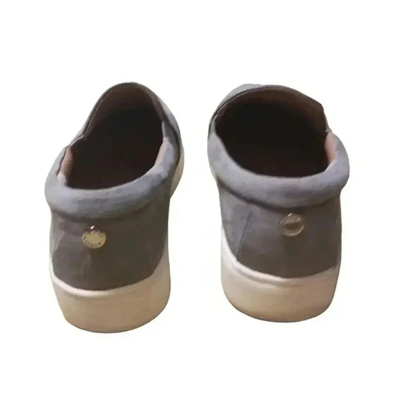 Steve Madden Women's Gray Suede Genette Platform Slip On Shoes Size 8.5 - Picture 5 of 9